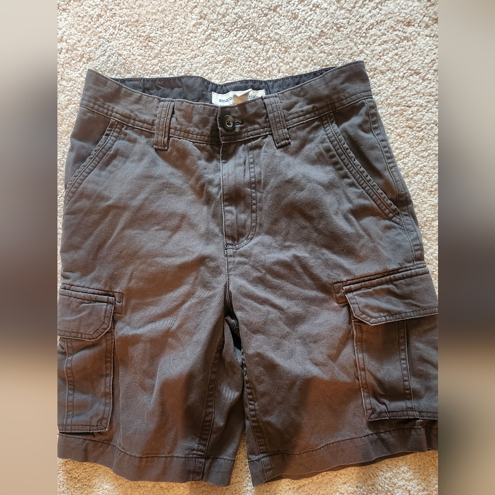 Men's Gray Cargo Shorts